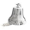 Nautical-Ship-Bell-US-Navy-Engraved-Aluminum-Silver-Home-Decor-and-Kitchen-Bell