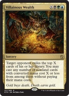 Magic: the Gathering - Villainous Wealth - Khans of Tarkir