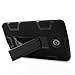 Windrew Heavy Duty Rugged Impact Shock-Proof Case with Build in Kickstand Protective Case for LG G Pad F 8.0 / LG GPad II 2 8.0 Inch Tablet + Screen Protector Film and Stylus Pen (Black/Black)