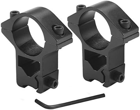 YONCONO 11mm Dovetail Scope Mount Rings for 1'' Tube High Profile,2Pcs