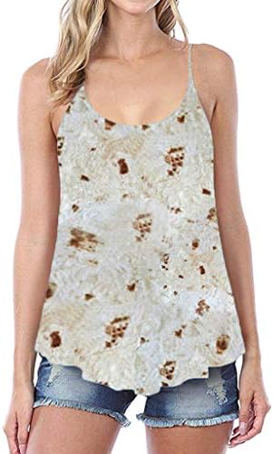 Daylin Women Novelty Mexican Pancakes Plus Size Fashion Summer O-Neck Sling Dress S~2XL
