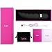 Electric Vibrator Magic Wand Massager – Double Use G Spot Sex Toy Stimulator Neck Massager with Dual Vibrations (Head and Tail) 17 Vibration Patterns – Lyps Massage Wand (black)