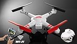 WL Toys V686K 6-Axis Gyro 2.4G 4CH WIFI FPV Real-time Videos Return (Android and IOS compatible device) UFO RC Quadcopter with HD Camera + Headless Mode