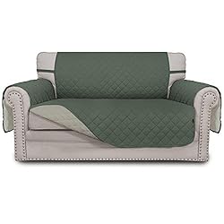 Easy-Going Reversible Loveseat Couch Cover for 2