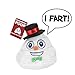Farting Snowman Poop Toy - 7 Fun Fart Sounds, Xmas Poop Toys, Funny Dog Toy, Christmas Stocking Stuffers Kids Love, Poop Toy, Christmas Toys 2022, Gifts for Secret Santa, Poop Gifts 4x4.5
