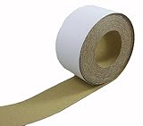 Abn Adhesive Sticky Back 80-Grit Sandpaper Roll 2-3/4in x 20 Yards Aluminum Oxide Golden Yellow Longboard Dura PSA