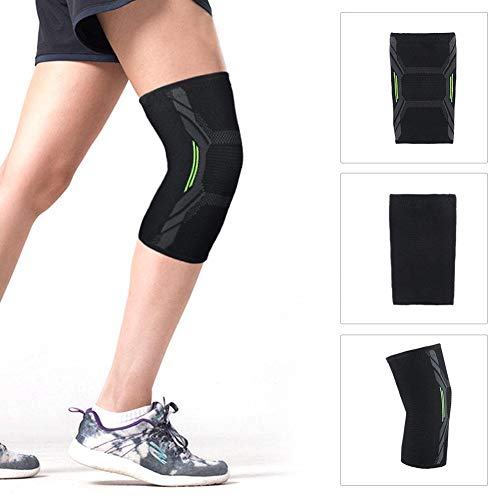 KILLYSUFUY Sports Knee Pads Knee Brace Support Compression Sleeves, 1 Pair Wraps Pads for Arthritis, Pain Relief, Injury Recovery, ACL, Running, Football, Basketball and More Sports