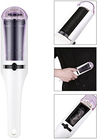 Pet Fur and Lint Remover with Self-Cleaning Base Removes Hair,Fur and Lint from Clothes and Furniture