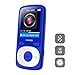 MP3 Player with Bluetooth, 16GB Portable Audio Music Player with FM Radio Voice Recorder Headphones, Sports MP3 Player Support Up to 128GB