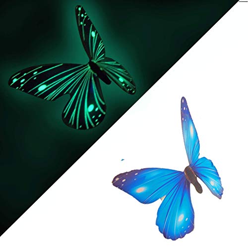 Download Butterfly Decals Glow In The Dark 3d Butterfly Stickers For Ceiling Or Wall Decor Adhesive 12pcs