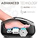 Shiatsu Foot Massager Machine with Heat - Electric Feet Massager Plantar Fasciitis Air Compression Deep Kneading Foot Massages for Neuropathy Muscle Relief Nerve Pain Therapy Spa (Black)