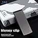 Y&G MC101603 Luxury Accessories Grey Money Clips Wallet For Men Stainless Steel Luxury For Casual Formal Gift Idea