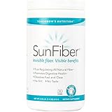 Tomorrow's Nutrition- Sunfiber Powder, Clear Dissolving, Tasteless, Regulating, All Natural Fiber Supplement- 7.4 oz