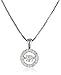 Dancing Diamond Circle Pendant Necklace (1/3cttw, I-J Color, I2-I3 Clarity), 18