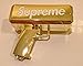 Rapid$Gun Money Gun Chrome Gold Toy | Make it Rain Real Money Dispenser | Dollar Shooter | Paper Money Spray | Money Gun + 100 Prop Money (Chrome Gold)