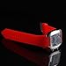 Yesurprise Fashion Silicone Rubber Band Blue Binary DOT Unisex LED Wrist Watch Red