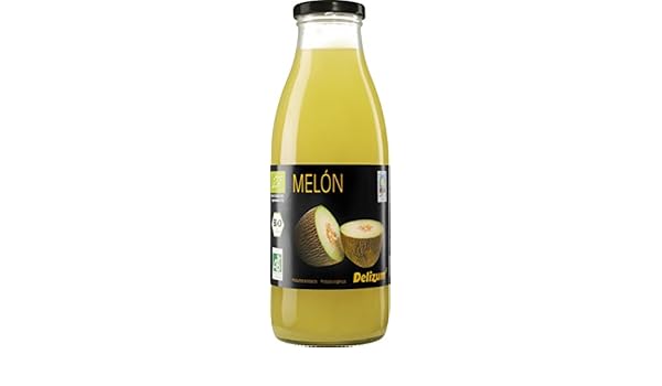 Delizum Zumo Orgánico de Melón de Miel - Paquete de 6 x 750 ml ...
