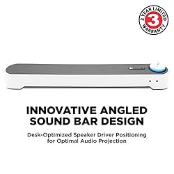 GOgroove Computer Speaker Mini Soundbar - USB