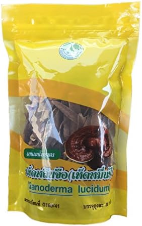 100% Dried Ganoderma Lucidum, the Royal Project, herbal drink for healthy,Net. Wt. 30 G.