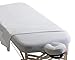 Head2Toe Flat Hospital Bed Sheets, Twin Size Flat Sheets, 3-Pack,
