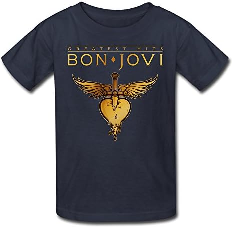Teen Bon Jovi Classic Logo T Shirts For Boys / Girls