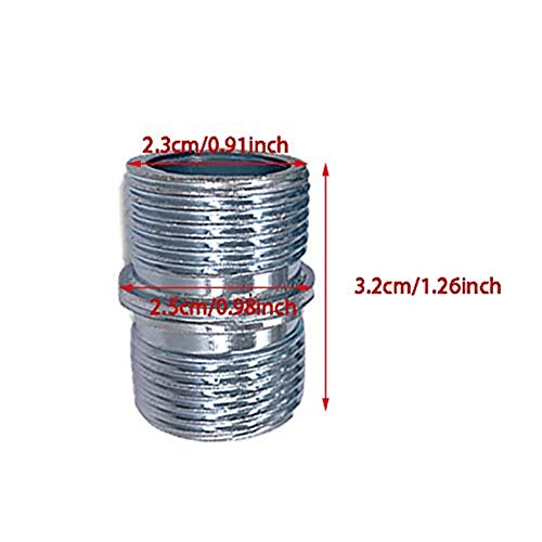 8 Piecs 1inch/25.4mm Diameter Connectors for 0.047"/1.2mm Thick Wire Shelve Shelving Unit Replacement Storage Shelves Part Metal Rack - Updated Version