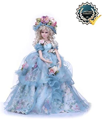 Binxing Toys 1/3 BJD Doll Girl 24in. 60cm Victorian Doll Decoration 19 Ball Jointed Dolls with Clothes Face Make Up Wig for