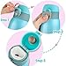 Kids Water Bottle, Double Wall Vacuum Insulated Stainless Steel Bottle for 24 hrs Cooling & 12 hrs Keep Warm, 9oz