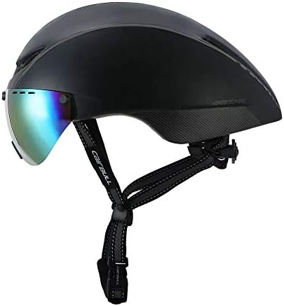 Heemtle Bike Helmet Adjustable Men/Women Road & Mountain Biking Bicycle Helmet Safety Protection Multicolor Lens Aero Helmets 8 Colors Optional (Adjustable 54-60cm)