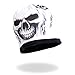 Hot Leathers KHC1001 Ghost Skull Sublimated Beanie (Black, One Size)