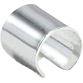 Solid Sterling Silver Extra Wide Helix Ear Cuff Earring for Women, Wrap around Earring.