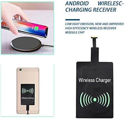 Amazon Android用 Qi ワイヤレス充電レシーバー マイクロusbワイヤレス受信機パッドワイヤレス充電トランスミッタレシーバパッドコイル 無線充電チップ 極薄 軽量 N A パソコン 周辺機器 通販