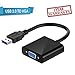 Vackoey USB 3.0 to VGA Adapter, USB Male to VGA Female Connector, External Video Card Support Resolutions Up to 1920X1080P primary