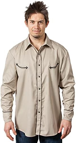 kimes 1992 dress shirt Kimes Ranch 1992 Mens Long Sleeve Dress Shirt Black J.C. Western Wear