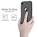 CASEKOO iPhone 8 Case, Ultra Thin Slim Fit Case Hard Matte Finish Grip Anti-Scratch Anti-Fingerprint Cover Compatible with iPhone 8 [Shell Series]-Black