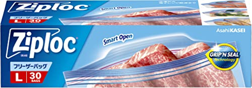 Ziploc ジップロック フリーザーバッグ L ×30枚商品画像