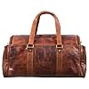 STILORD-Myles-Vintage-Reisetasche-Herren-Leder-Weekender-zum-Umhaengen-Overnight-Duffle-Bag-Grosses-Reisegepaeck-XL-echtes-Rindsleder-FarbeKara-Cognac
