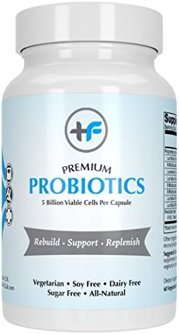 Premium Probiotics Supplement for Men and Women by Healthy Fit Labs (60 Capsules) | Dairy Free, Natural and High Potency Digestive Caps for Optimal Metabolism, Weight Loss and Appetite Control