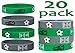 20 pc Soccer Wristband Party Favors (Soccer, Kids)