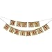 Burlap Happy Birthday Banner Bunting - Rustic Birthday Party Decorations - Premium Quality Party Supplies