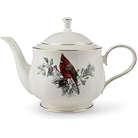 Lenox Winter Greetings Zucker- & Sahnekännchen Set – Keramik Mit 24K Gold, Weihnachtlich