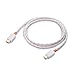Cable Matters 2-Pack Braided USB C to USB C Cable with 60W Fast Charging in White 3.3 Feet for Samsung Galaxy S20, S20+, S20Ultra, Note 10, Note 10+, LG G8, V50, Google Pixel 4, and More
