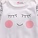 2pcs Baby Boys Girls Rompers Long Sleeve Cotton Eyes Rosy Cheeks Baby Gown Hat Infant Newborn Gift Sleepwear Set (3-6Months)