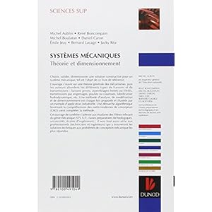 "systèmes mécaniques ; théorie et dimensionnement"
