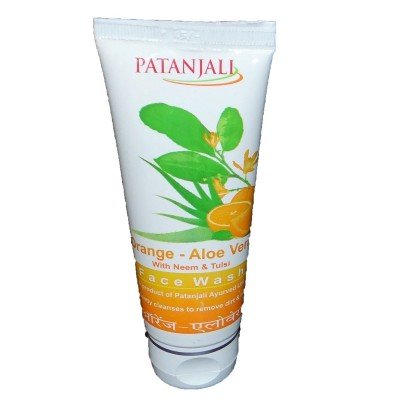 PATANJALI Face Wash - Orange And Aloevera (60g) (Pack of 3)