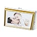 BOJIN 8x10 inch Picture Frames Plastic Table Top Photo Frame 20x25 cm - Gold