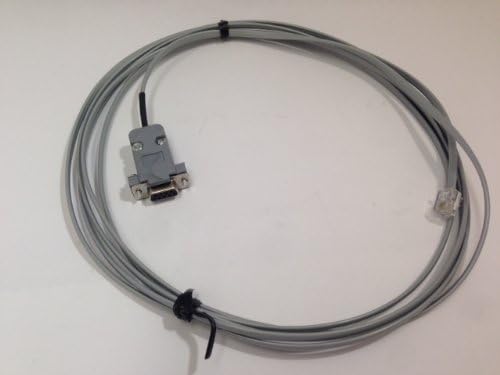 PLC DIRECTLOGIC PROGRAMMING CUSTOM CABLE D3-DSCBL-1 DB9 RJ11 4P4C RS232C DL340 12FT