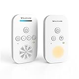 Willcare Baby Monitor with Two-Way Audio, Smooth Night Light, Rechargeable Battery Operated & Long Range, DBM-6.