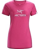 Arcteryx Arc'word SS T Shirt - Women's Heathered Houli Pink Large