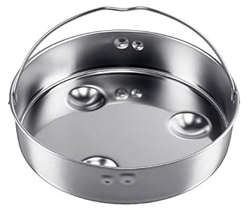 Silit Sicomatic Schnellkochtopf Einsatz, Dünsteinsatz, ungelocht, für Ø 22 cm, Edelstahl, spülmaschinengeeignet